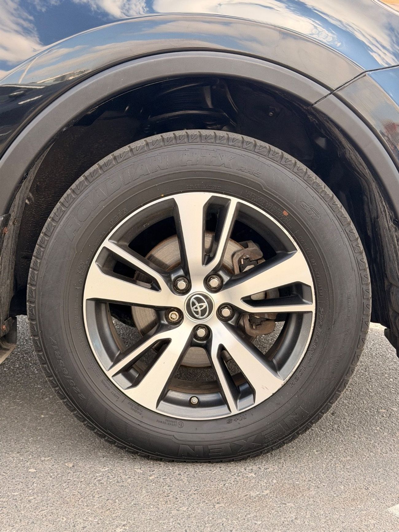 Toyota RAV4 XLE inspected for export